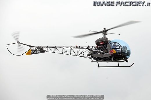 2019-09-07 Zeltweg Airpower 00633 Flying Bulls Bell 47 G-3B-1